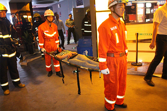 盱眙万达影城2016年夏季消防演练5