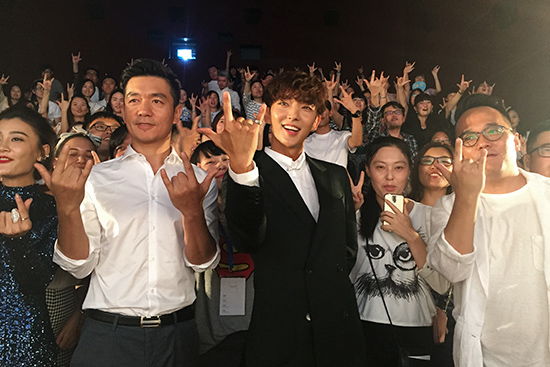 《谎言西西里》主创与观众合影