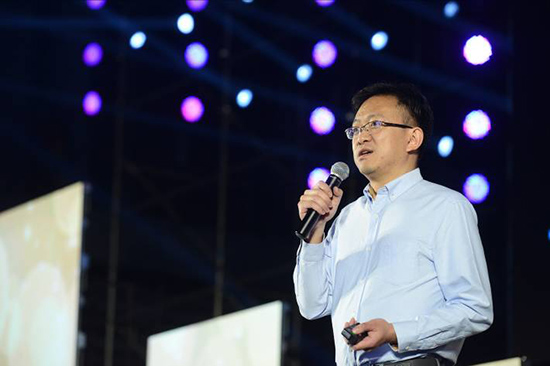 胡莱游戏的副总裁张宇先生致辞